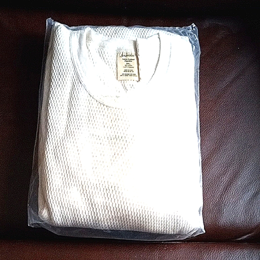 St.John's Bay White Thermal Men's Shirt Basewear Oversize Underwear 2xl
